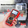 Miniatyrbild 2 av 6: Digital multimeter, Digital multimeter, Multifunktionsvoltmeter 2000 räkningar, Elektrisk testare, Ohmmeter, Mäter AC/DC-spänning