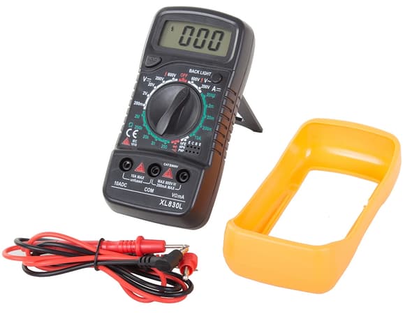 Digital Multimeter med Bakgrundsbelysning - Mätinstrument