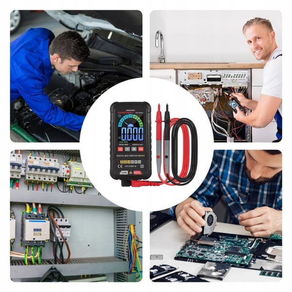 DIGITAL UNIVERSAL MULTIMETER HABOTEST HT124+ NCV LED-LASKUVALAISELLA + PARISTOT