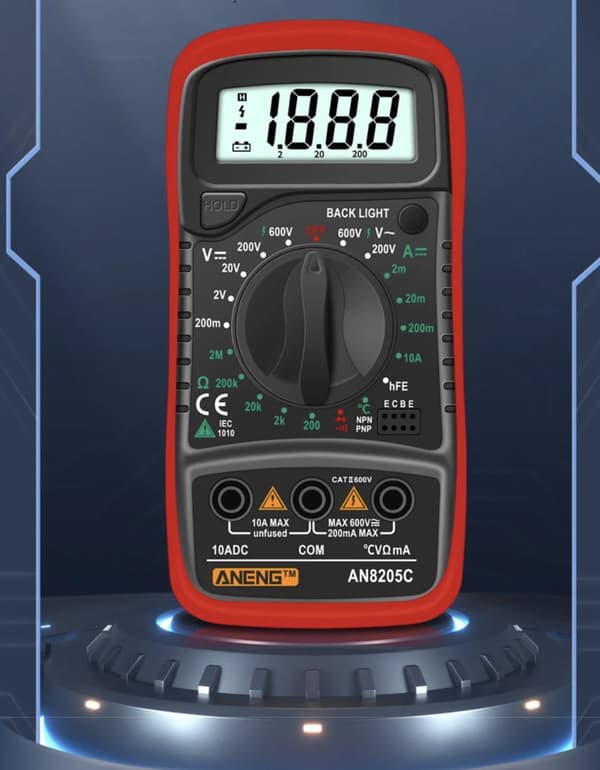Strømmåler multimeter, Digital ANENG AN8250C