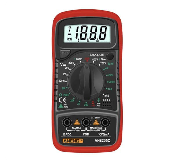 Strømmåler multimeter, Digital ANENG AN8250C