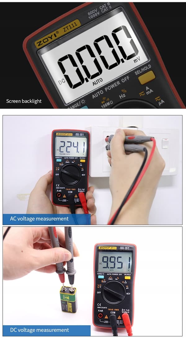 ZOYI ZT111 multimeter