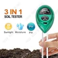 Miniatyrbild 2 av 4: TD Soil Tester 3 i 1 Solid PH Meter Fuktighet Ljus Surhet Jord Växt Ideal Trädgårdssensor Farm Gräsmatta Inomhusljus