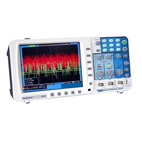 PEAK TECH 1240 digitalt oscilloskop, 60 MHz-2 CH, 500 MSA-S