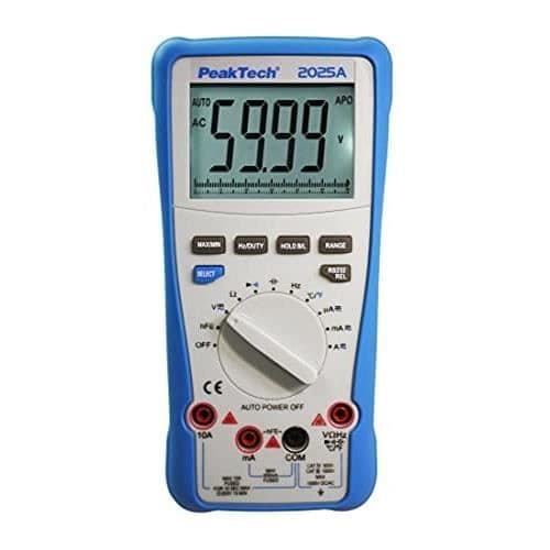 Peaktech P 2025 A digital multimeter - PEAKTECH - Kabelansluten - Nej - 600 V