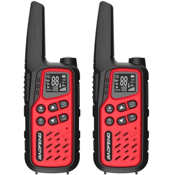 BAOFENG Walkie Talkie BF-T25E Röd - 5904921481878