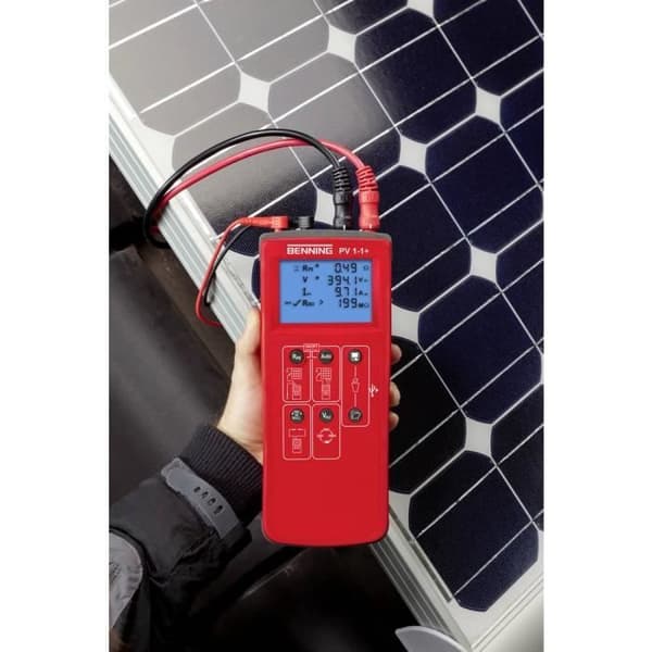 Installationstestare - BENNING - PV 1-1+ SET - Kabelansluten - Digital - 600 V