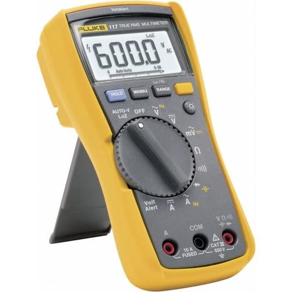 Multimeter - FLUKE - 117 - Digital - CAT III - 600 V - 6000 punkters display