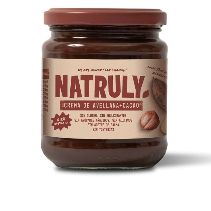 Kakao- och hasselnötskräm Natruly (300 g)