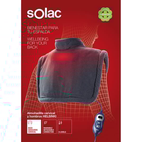 SOLAC Ergonomic Heating Pad Helsinki Neck & Shoulder