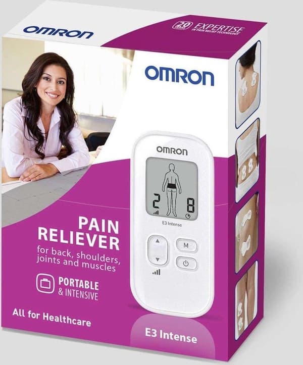 Omron E3 Intensiv transkutan elektrisk nervstimulering (TENS) Vit