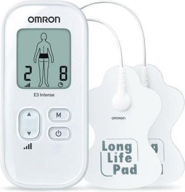Omron E3 intens transkutan elektrisk nervestimulation (TENS) Hvid