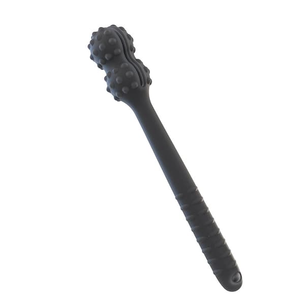 Silikone Manuel Beat Back Skulder Massage Fuld Body Massager Hammer Sort