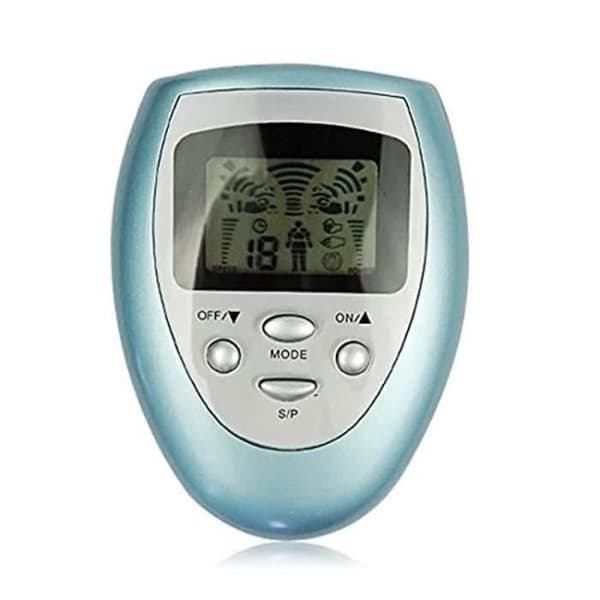 Elektrostimuleringsenhet 4 patchar 8 program - LCD-skärm, NEUTRAL bantningsmassör Elektrostimuleringsenhet