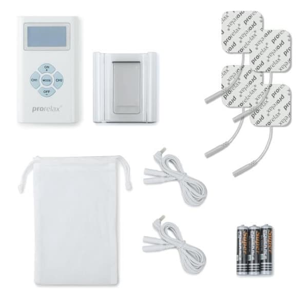prorelax TENS/EMS Duo | Elektrostimuleringsanordning | 2 behandlingar med en enhet