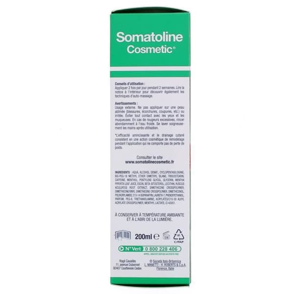Somatoline Cosmetic Intensive Dränering Ben 200ml