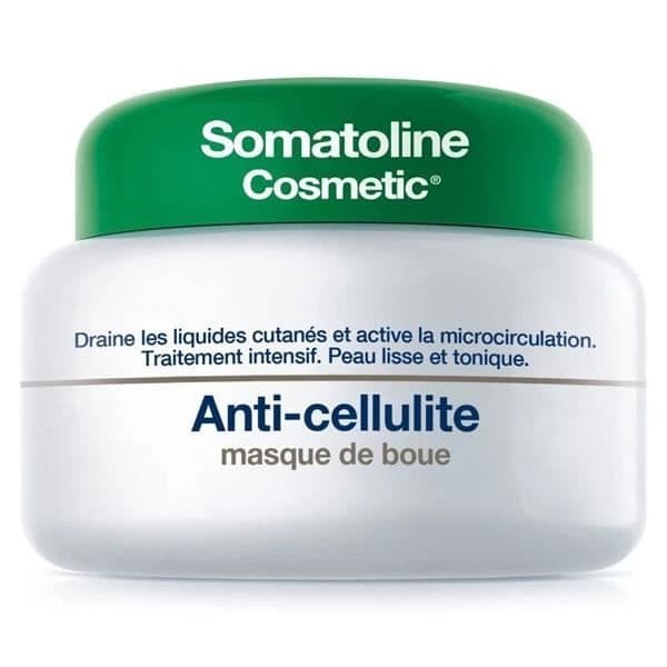 Anti-cellulitmask - Somatoline - 500g - Maskros extrakt - Eteriska oljor - Svart lera