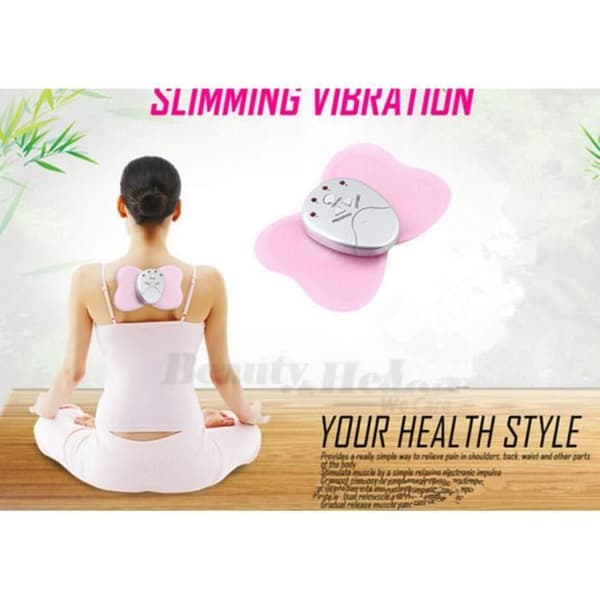 Hushållsbutik® Elektrostimuleringsanordning för bantningsmassör Butterfly Pad Massager