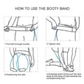 Miniatyrbild 3 av 4: Dam 30lb Hip Trainer Butt Booty Bälte Band Body Glute Muscles Trainer Lifter - Blue_EAX15657