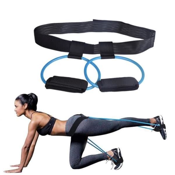 Kvinnor 30lb Hip Trainer Butt Booty Bälte Band Body Glute Muscles Trainer Lifter @irhaang3167