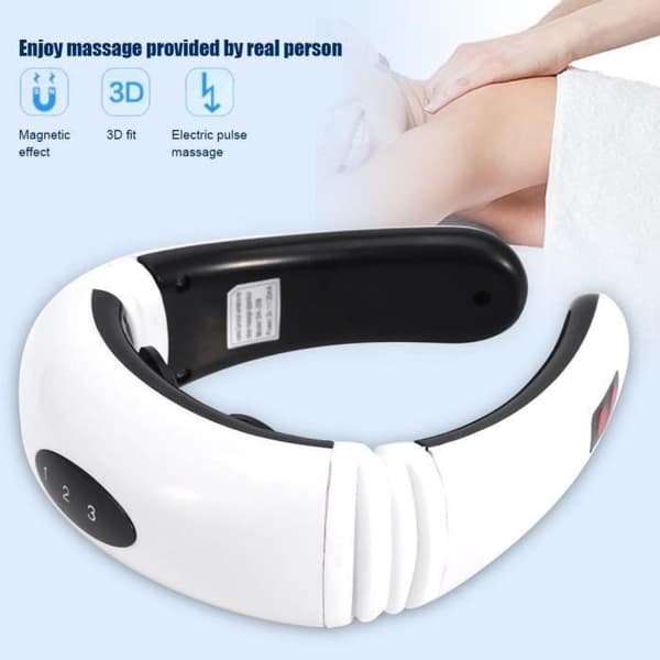 KING Neck Massager ryggradsdjur Meridian Massage Device Magnetisk terapi