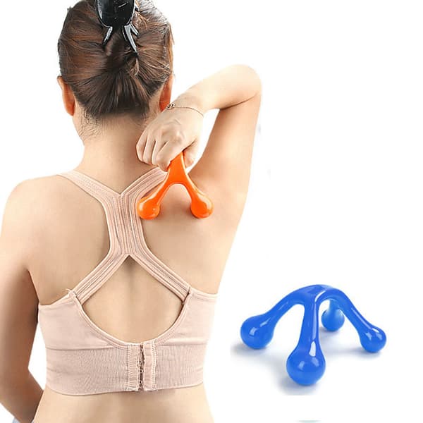 INF Handhållen bågformad akupressurmassager