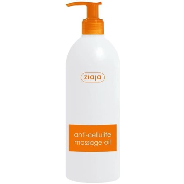 ZIAJA Anti-Cellulite Massageolja, Vitamin E + F, 500 ml