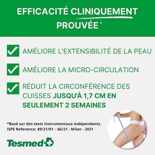 Anticellulitmassager - TESMED - Patenterad - Klinisk effektivitet - Rosa färg - För kvinnor