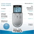 Miniatyrbild 2 av 4: prorelax TENS/EMS TRIO | Elektrostimuleringsanordning | 3 behandlingar med en enhet | 50 program totalt