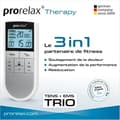 Miniatyrbild 1 av 4: prorelax TENS/EMS TRIO | Elektrostimuleringsanordning | 3 behandlingar med en enhet | 50 program totalt