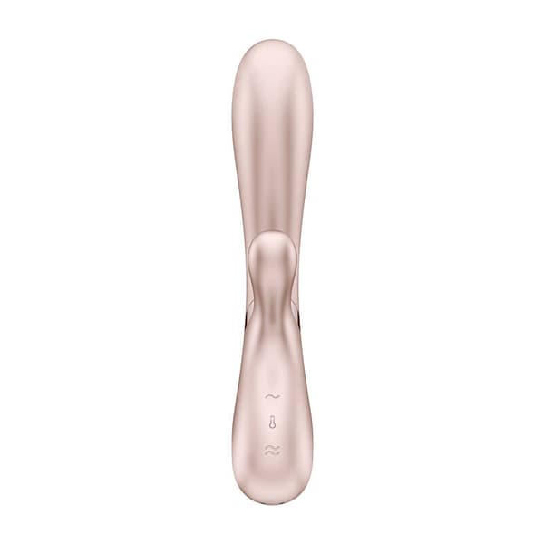 Satisfyer Hot Lover oppvarmet vibrator rosa og gull