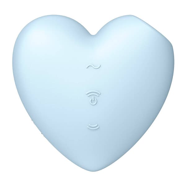 Klitoral massageapparat Satisfyer Cutie Heart (blå)