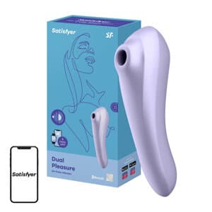 Vibrator Satisfyer Dual Pleasure med app (Mauve)