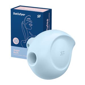 Klitoralmassasjeapparat Satisfyer Sugar Rush (blå)
