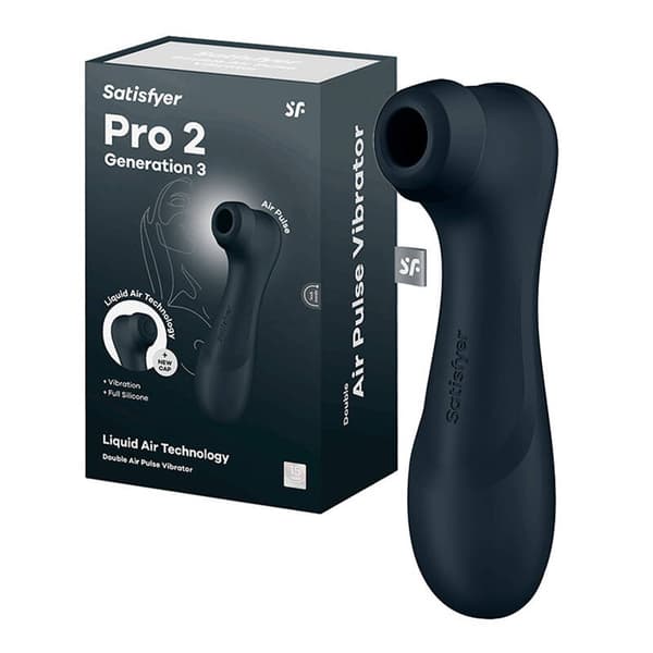 Klitoral massager med App Satisfyer Pro 2 Generation 3 (sort)