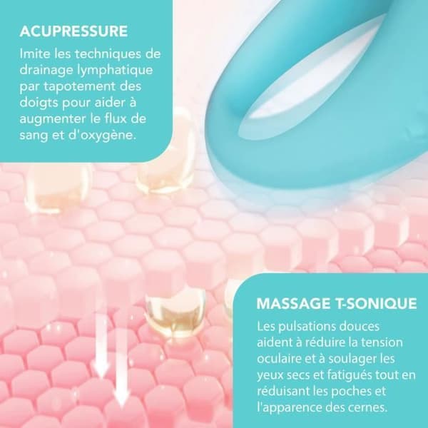 FOREO IRIS 2 upplysande ögonmassager - Mint - Lymfdränage och minskning av mörka ringar