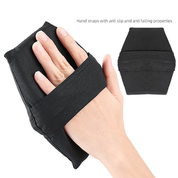 INF Akupressur massagehandskar med strassspänne Model 1