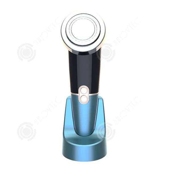 INN Beauty Device 600mah EMS 4 färglägen LCD-skärm Ansiktsmassager Elektrisk skönhetsenhet Massa Pad