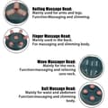 Miniatyrbild 2 av 4: Elektrisk massageapparat - Anticelluliter - Professionell 4 i 1 Infraröd elektrisk kroppsbantningsmaskinmassage EU
