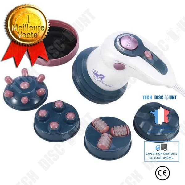 TD® Cellulite Massager 4 Massage Heads Djup massage elektrisk massager