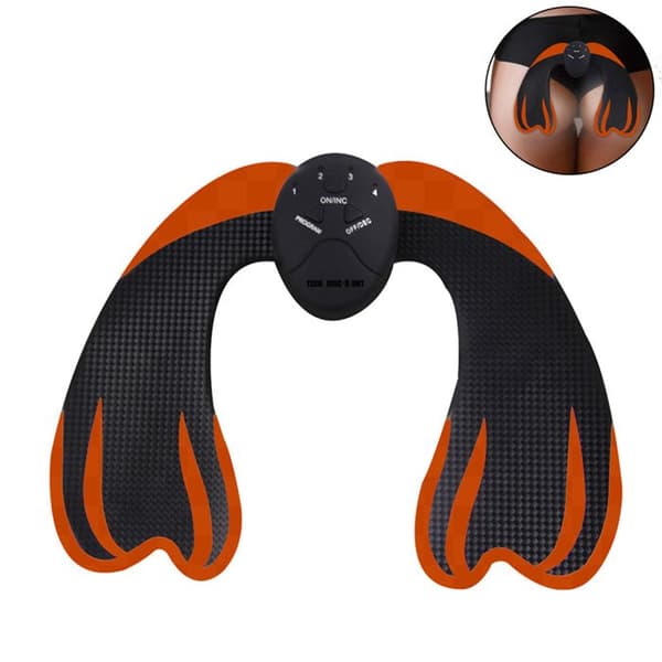 Träningsutrustning - Ej specificerad - Rumpmassager - EMS-teknik - 6 lägen - Orange färg