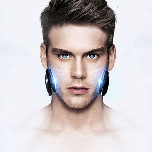 TD® ansiktsmuskel elektrostimulator anti smärta spänning skalle massage usb kvinna ems man bantning skönhet trådlös