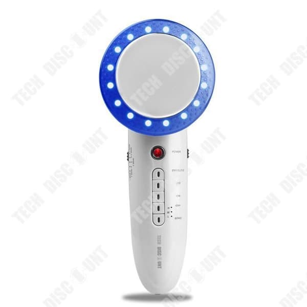 TD® EMS sex-i-ett multifunktion ultraljud mikroström massagemaskin LED färg ljus jon bantning instrument