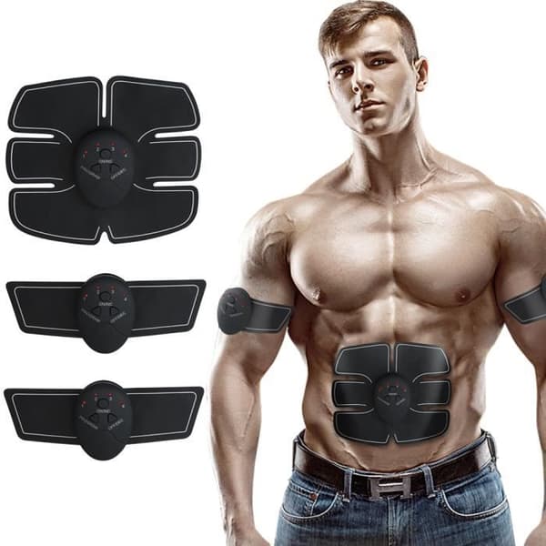 Unisex magmaskin,ABS Smart Electro Stimulation Bälte Magmuskelmassage Flera armar Placera Fitness AB eller