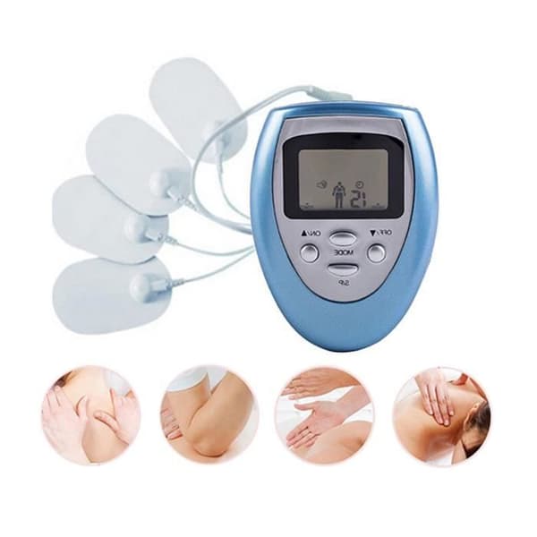 TD® nackmassör och axelmassör, digital lågfrequensminskningsmassageapparat, mini digital massageapparat med låg frekvens.