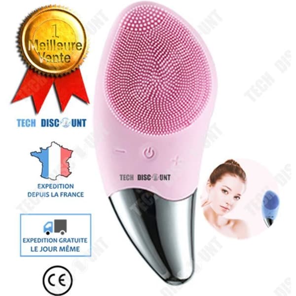 TD® Electric Ansiktsrengöringsborste USB Uppladdningsbar Makeup Massage Hudvård Speed Exfolierande Scrub Djup peeling