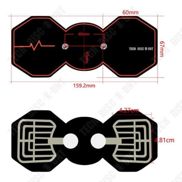 TD® muskelelektrostimulator kvinna ems man bantning skönhet trådlös enhet massageapparat billig maskin smart sport