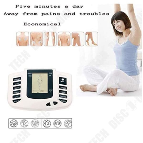 TD® Muskelstimulator Massageador Tens Akupunkturterapi Slimming Machine Body Massager