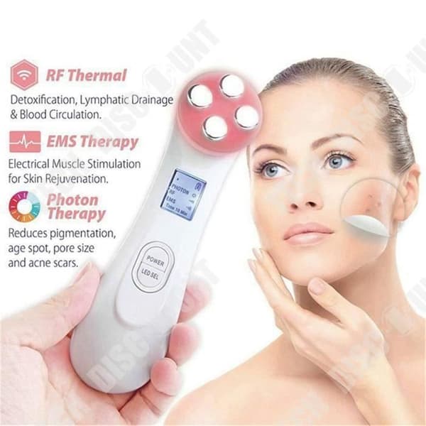 TD® 6 i 1 ansikte ansiktsskönhet hud-EMS-ansiktsbehandling radiofrekvens hudvårdsenhet skönhetsmassagemaskin