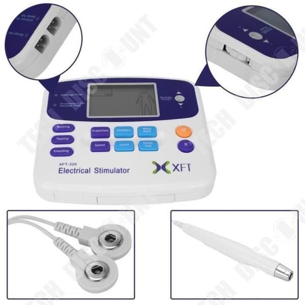 TD® Electric Stimulator Massager Digital Machine Massage Avslappning